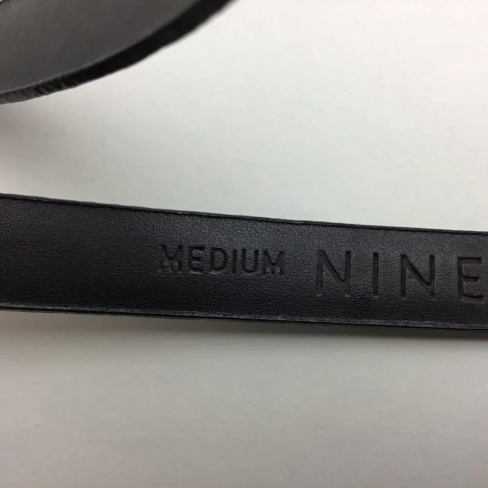 Vintage Nine West Brown Genuine Italian Leather Belt‎